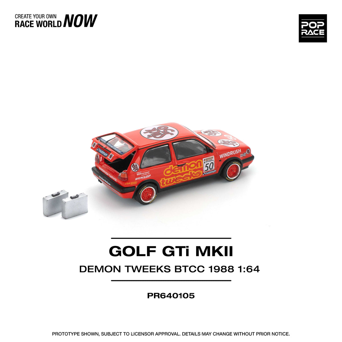 Volkswagen Golf GTI MK2 Team Demon Tweeks BTCC 1988 Pop Race