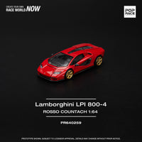 Lamborghini Countach COUNTACH LP 800 Rosso Pop Race 1/64 scale
