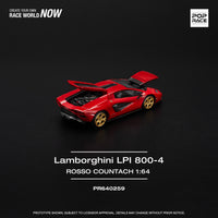 Lamborghini Countach COUNTACH LP 800 Rosso Pop Race 1/64 scale
