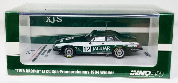 Jaguar XJ-S #12 TWR RACING ETCC Spa-Francorchamps 1984 Winner Inno64 1/64 scale N64-XJS-TWR12