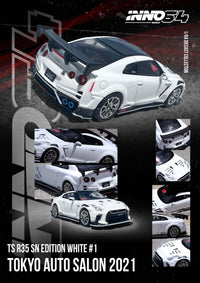 Nissan Skyline GT-R R35 Top Secret Tokyo Auto Salon 2021 Inno64 1/64 scale
