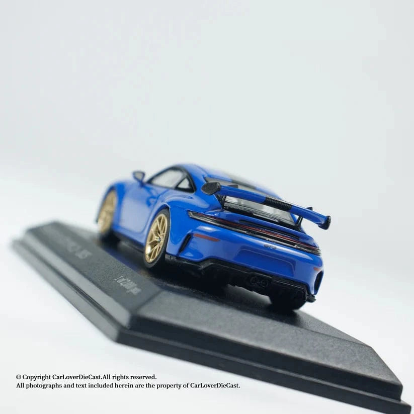 Porsche 911 992.2 GT3 2025 Blue Weissach Package Minichamps 1:64