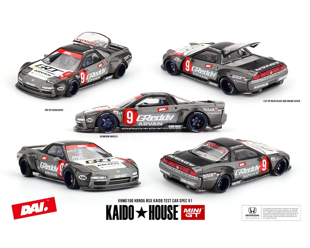 (Pre-order) Honda NSX Kaido Test Car Spec V1 Kaido House Mini GT 1/64 scale