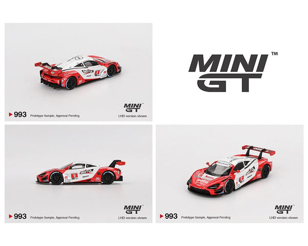 McLaren 720S GT3 Evo Pfaff Motorsports 2024 IMSA Laguna Seca Mini GT 1/64 scale