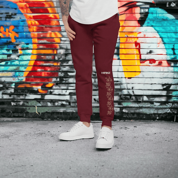 Hanz Maroon Sweatpants streetwear