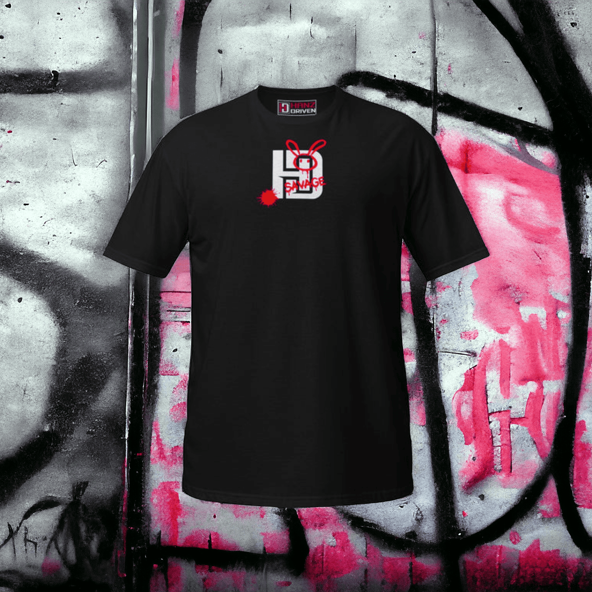 Happy Guy t-shirt Hanz Driven grafitti