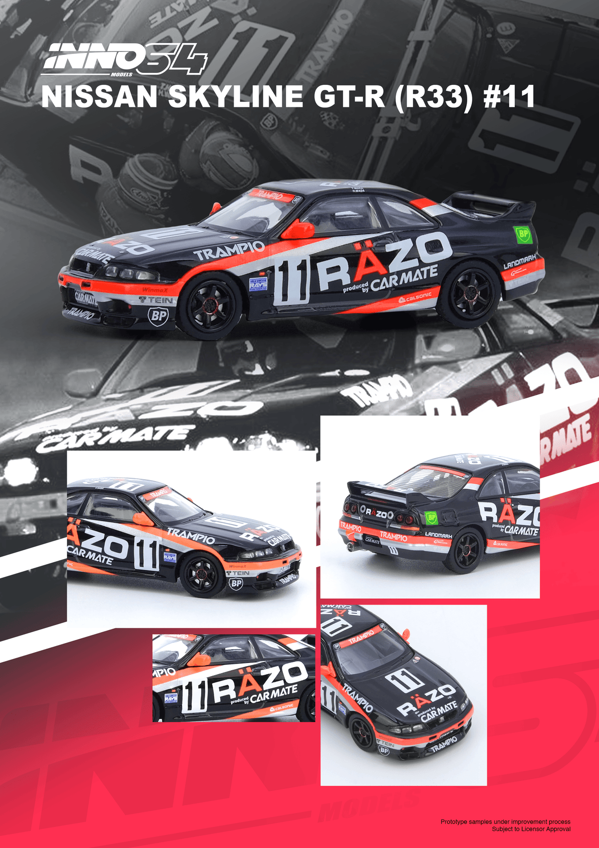 Nissan Skyline GT-R R33 #11 "RAZO TRAMPIO"N1 Super Endurance Series - Sendan Highland 1995 Winner Onni26