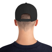 1/64 Life Snapback Hat White on Black