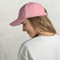 Dad hat 1/64 Life series White on pink