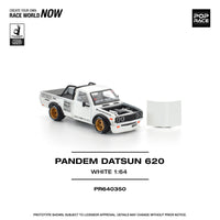 (Pre-order) Pick up truck Pandem Datsun 620 White 1/64 scale Pop Race