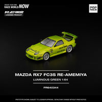 (Pre-order) Mazda RX-7 FC3S Re-Amemiya Luminous Green 1/64 Pop Race