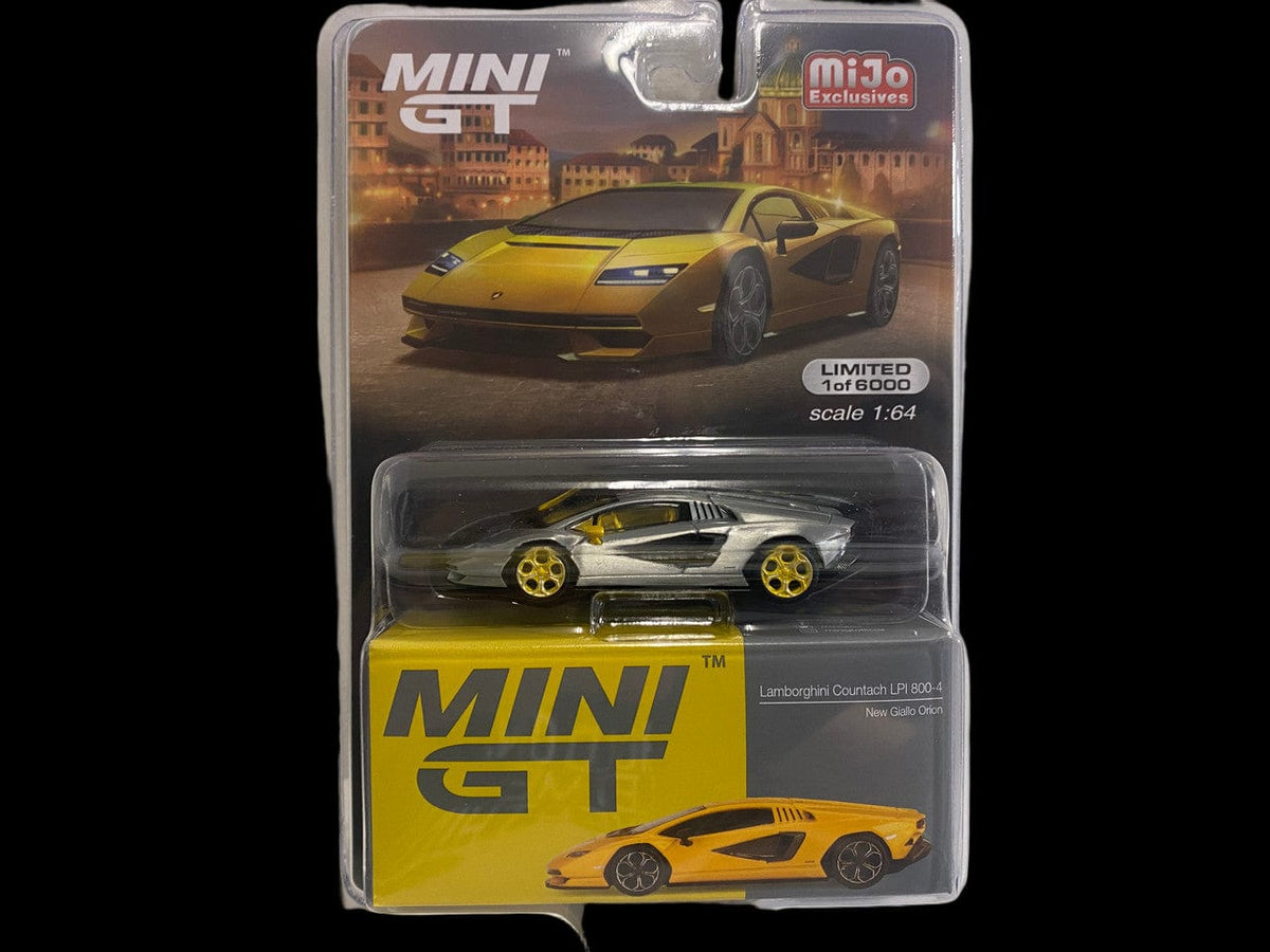 Chase Lamborghini Countach LPI 800-4 – New Giallo Orion Mini GT 1/64 scale