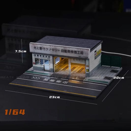 Japanese Used Car Shop 1/64 Diorama