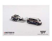 Porsche 911 Dakar #718 / Volkswagen ID. Buzz Porsche Centrum Gelderland Roughroads Set Mini GT 1/64
