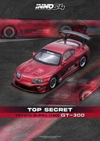 Toyota Supra AE80 Top Secret Red Inno64 1/64 scale