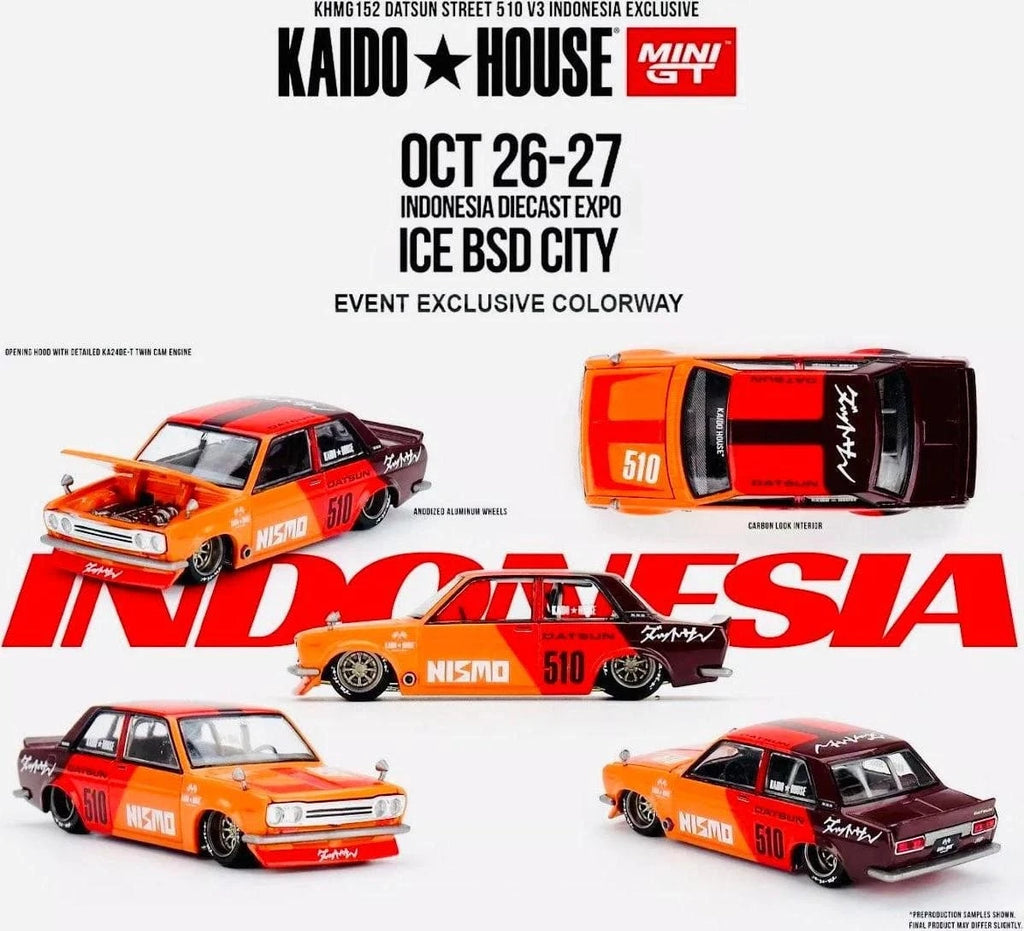 KAIDO★HOUSE DATSUN 510 STREET RACING V3 Datsun 510 Street Racing V3 Kaido House Indonesia Exclusive