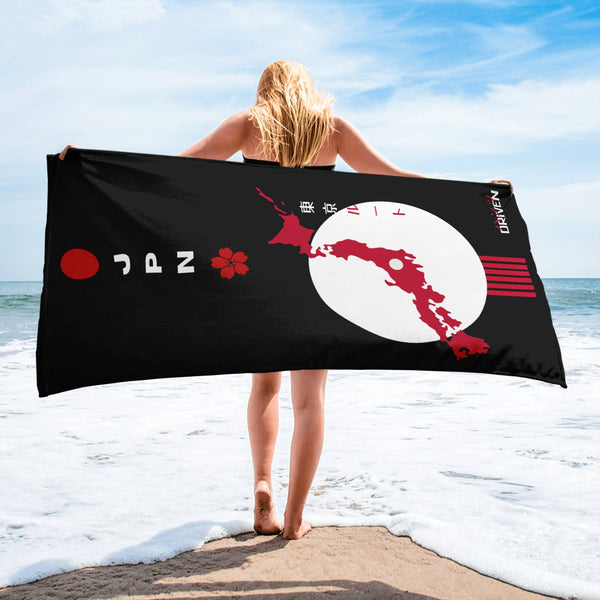 Hantsu Driven Tokyo Route Towel cool car towel JDM