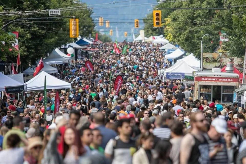 Italian Day at Commercial Drive in Vancouver