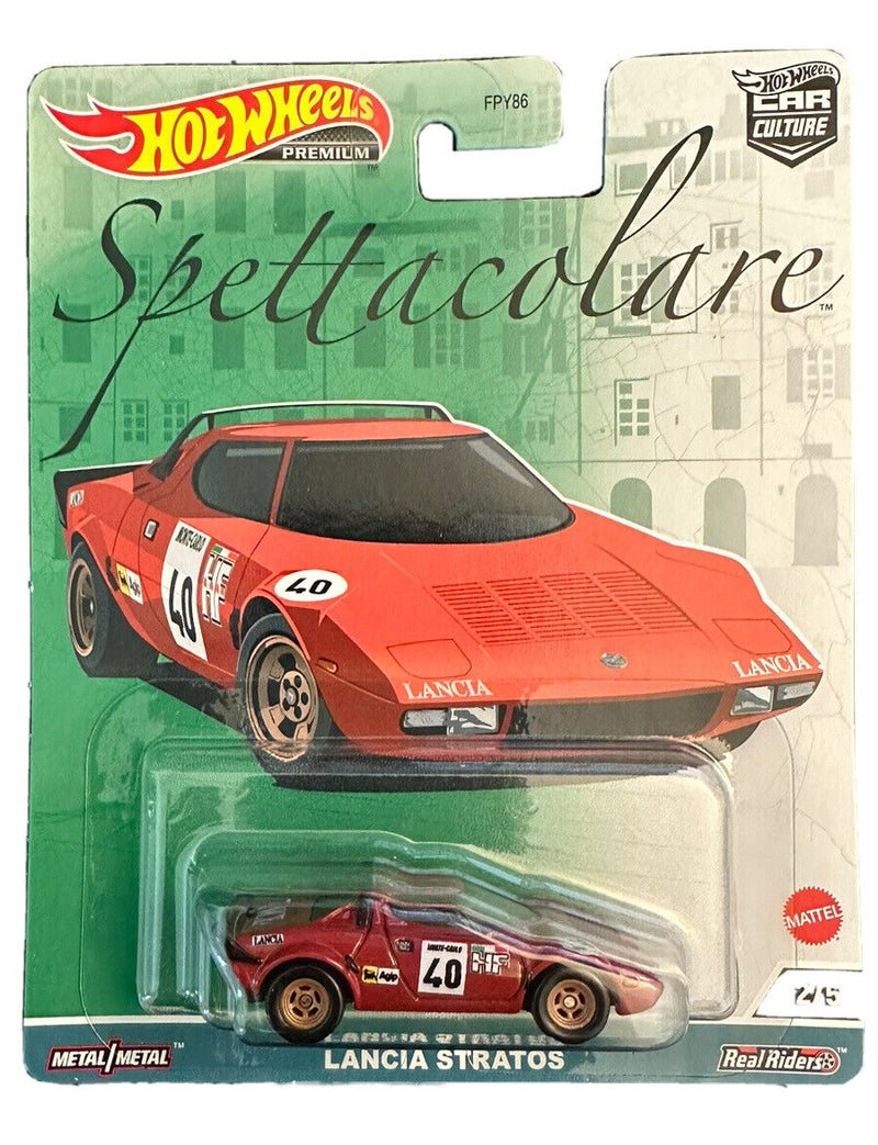 Hot Wheels Car Culture Spettacolare - Lancia Stratos #40 Red: A Collector's Dream
