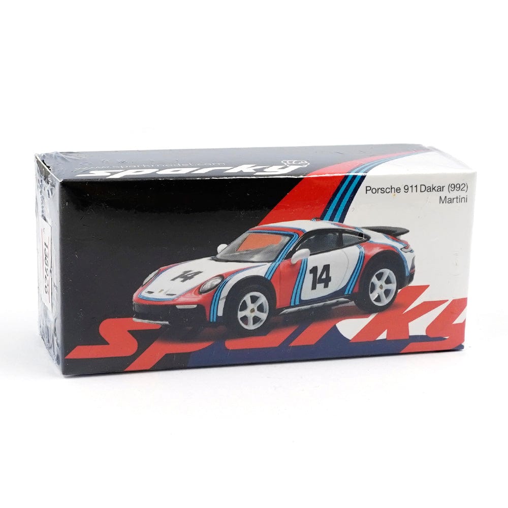 Porsche 911 992 Dakar Martini Rally 1978 Sparky Tiny Exclusive 1/64