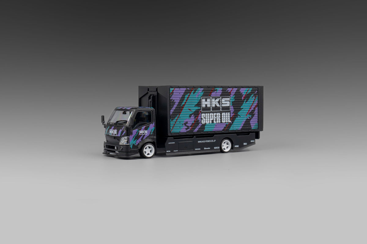 Custom Box Truck HKS Micro Turbo 1/64 scale