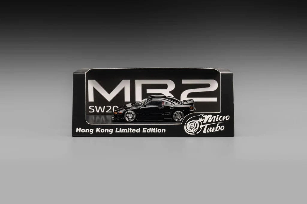 Toyota MR2 SW20 Hong Kong Limited Edition Metallic Black Micro Turbo 1/64 scale