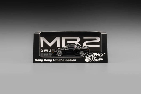 Toyota MR2 SW20 Hong Kong Limited Edition Metallic Black Micro Turbo 1/64 scale