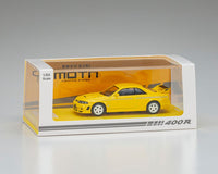 (pre-order) Nissan Nismo 400 R with MOTN LED Base Compatible Yellow Kyosho 1:64