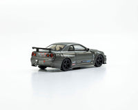 Nissan Skyline GT-R (NISMO BNR34 CRS Gray MOTN LED Base Compatible