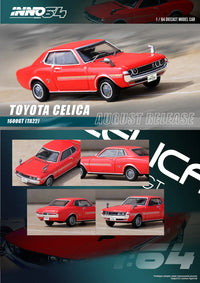 Toyota Celica 1600GT TA22 Red Inno64 1/64 scale