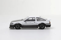 Toyota Corolla AE86 Wide-Body Black and White Fujiwara Tofu Shop Initial D (RHD) DCT
