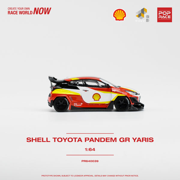Shell Toyota Pandem GR Yaris Pop Race 1/64 scale diecast car