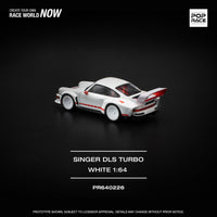 Porsche Singer DLS Turbo Track White 1/64 scale Pop Race