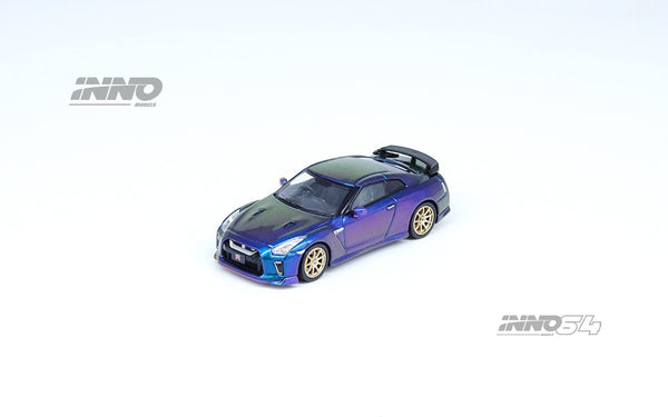 Nissan Skyline GT-R R35 T-Spec Midnight Purple Inno64 1/64 scale