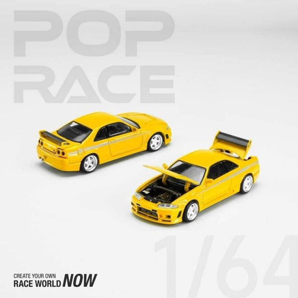 Nissan Skyline GT-R Nismo 400R Yellow Pop Race 1/64