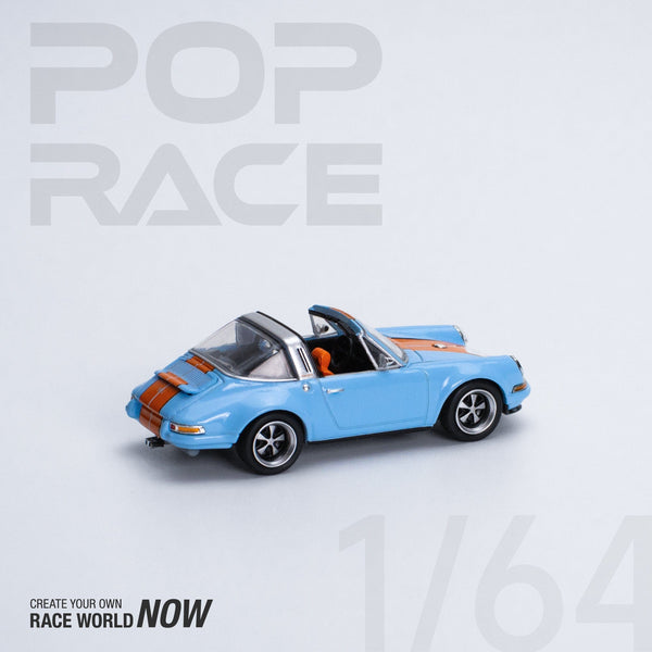 Porsche 911 Singer Targa Gulf diecast miniature car Hot Wheels