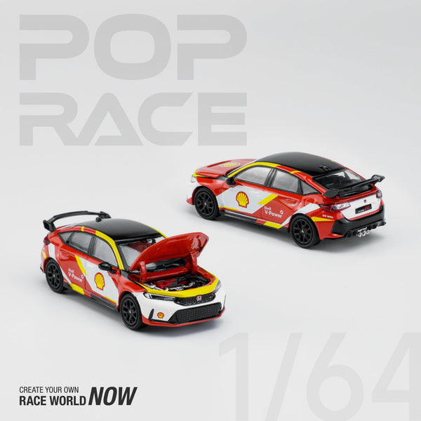 Shell Honda Civic Type-R Pop Race 1/64 scale diecast miniature car