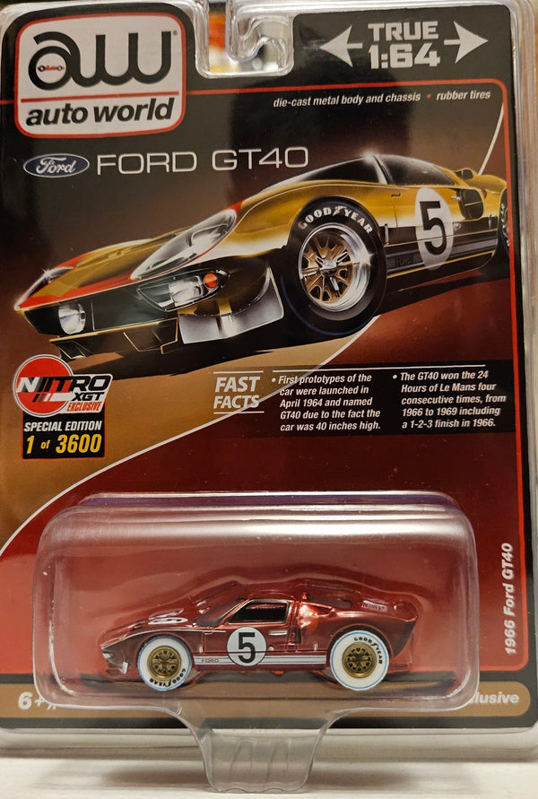 Chase red machine ford gt40 Auto World