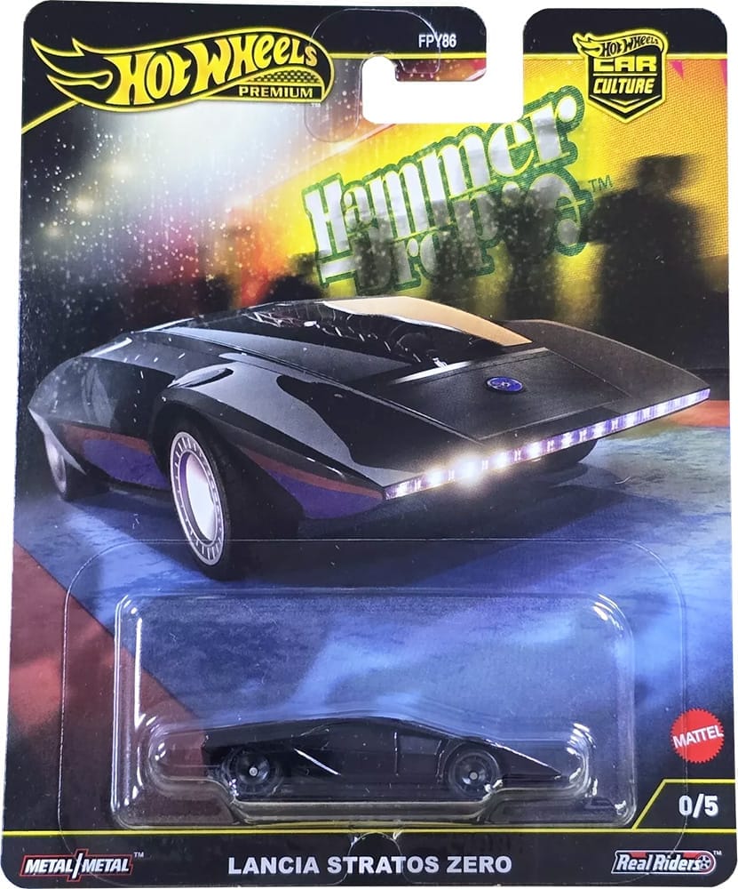 Chase Lancia Stratos Zero Hot Wheels Car Culture 2024 F Case Hammer Drop