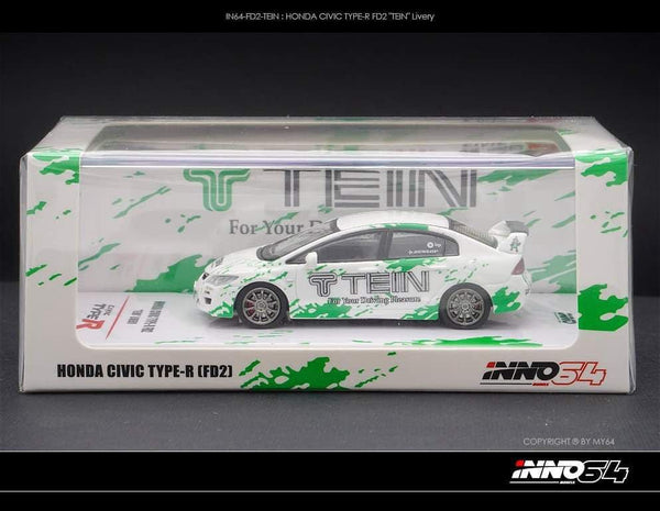 Honda Civic Type R FD2 TEIN Livery Inno64 1/64 scale