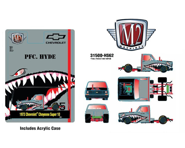 1973 Chevrolet Cheyenne Super 10 “PFC. HYDE” Shark Face M2