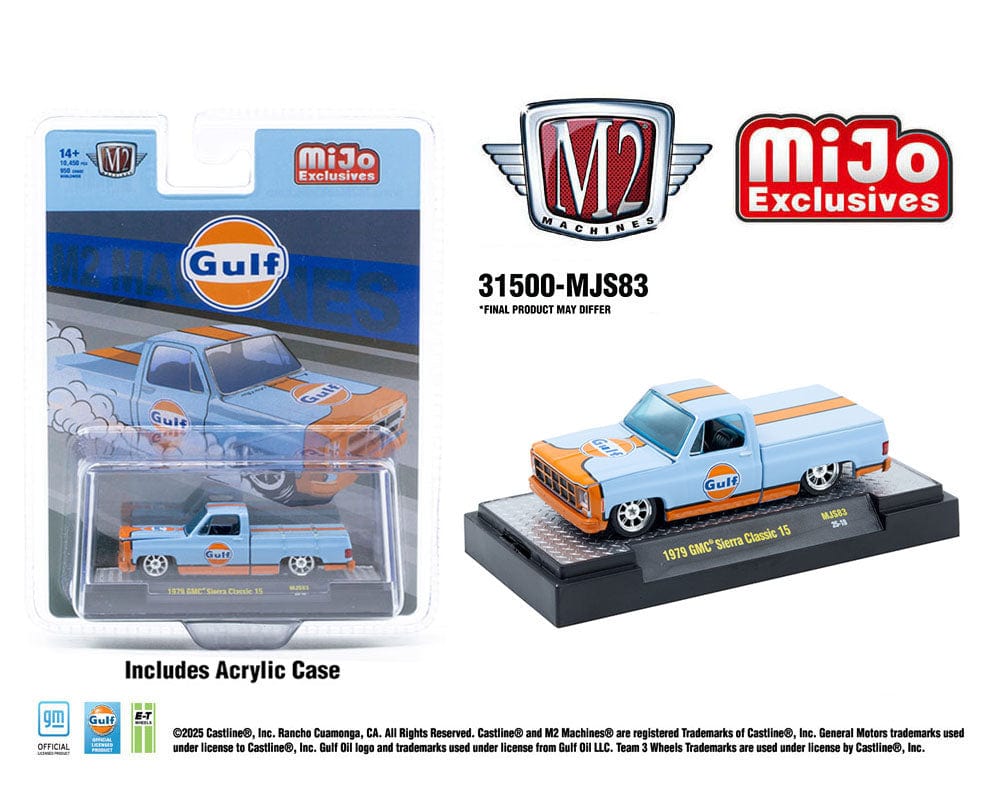 M2マシーン オライリー 限定 #19 - 1989 GMC　シエラ　1500 M2 Machines 1/64 (ダイキャスト製) 1989 GMC Sierra 1500 - Custom