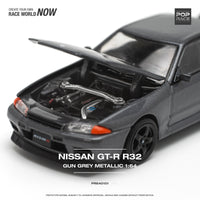 Nissan Skyline GTR R-32 Gun Metal Grey Pop Race 1/64