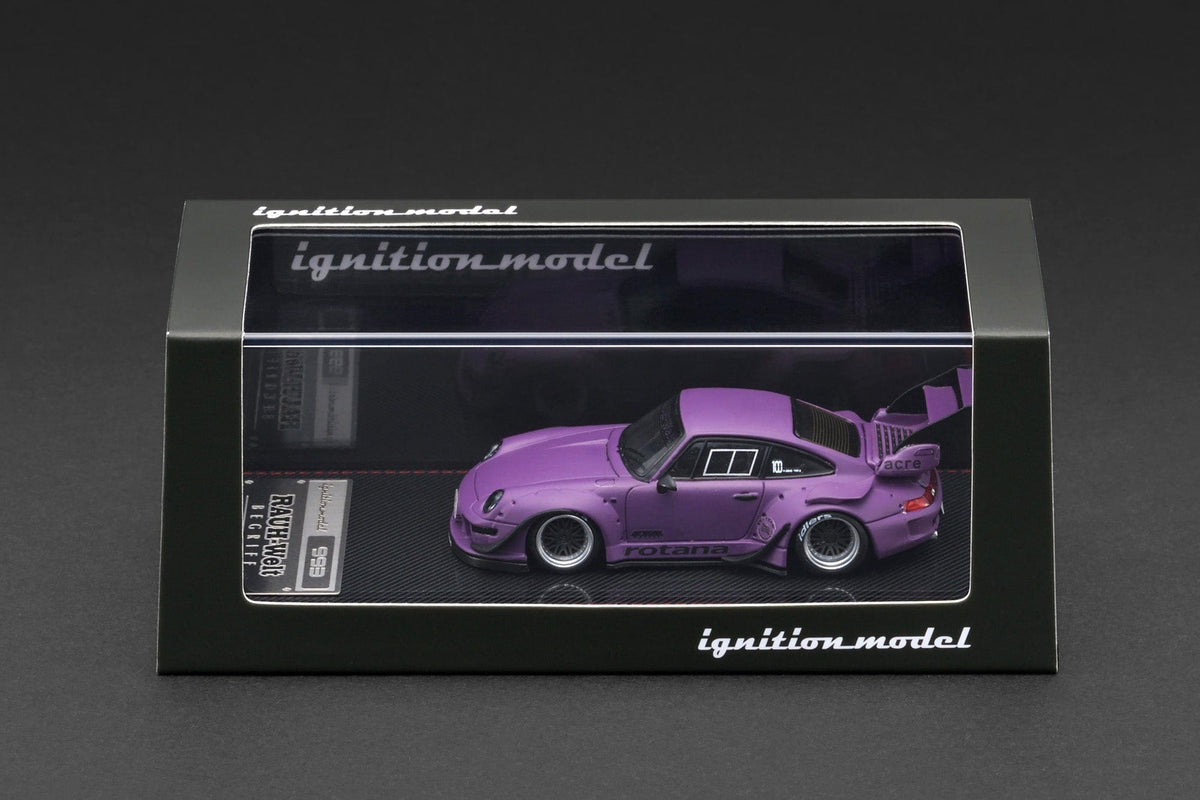  Porsche Rauh-Welt Begriff RWB 993 Black Ignition Model 1/64 scale