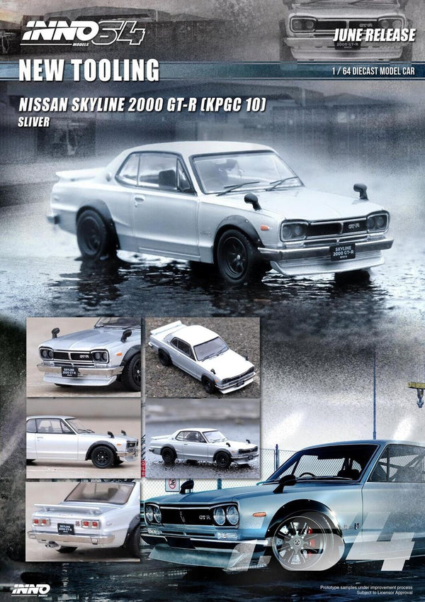 Nissan Skyline 2000 GT-R Inno64 1/64 scale 