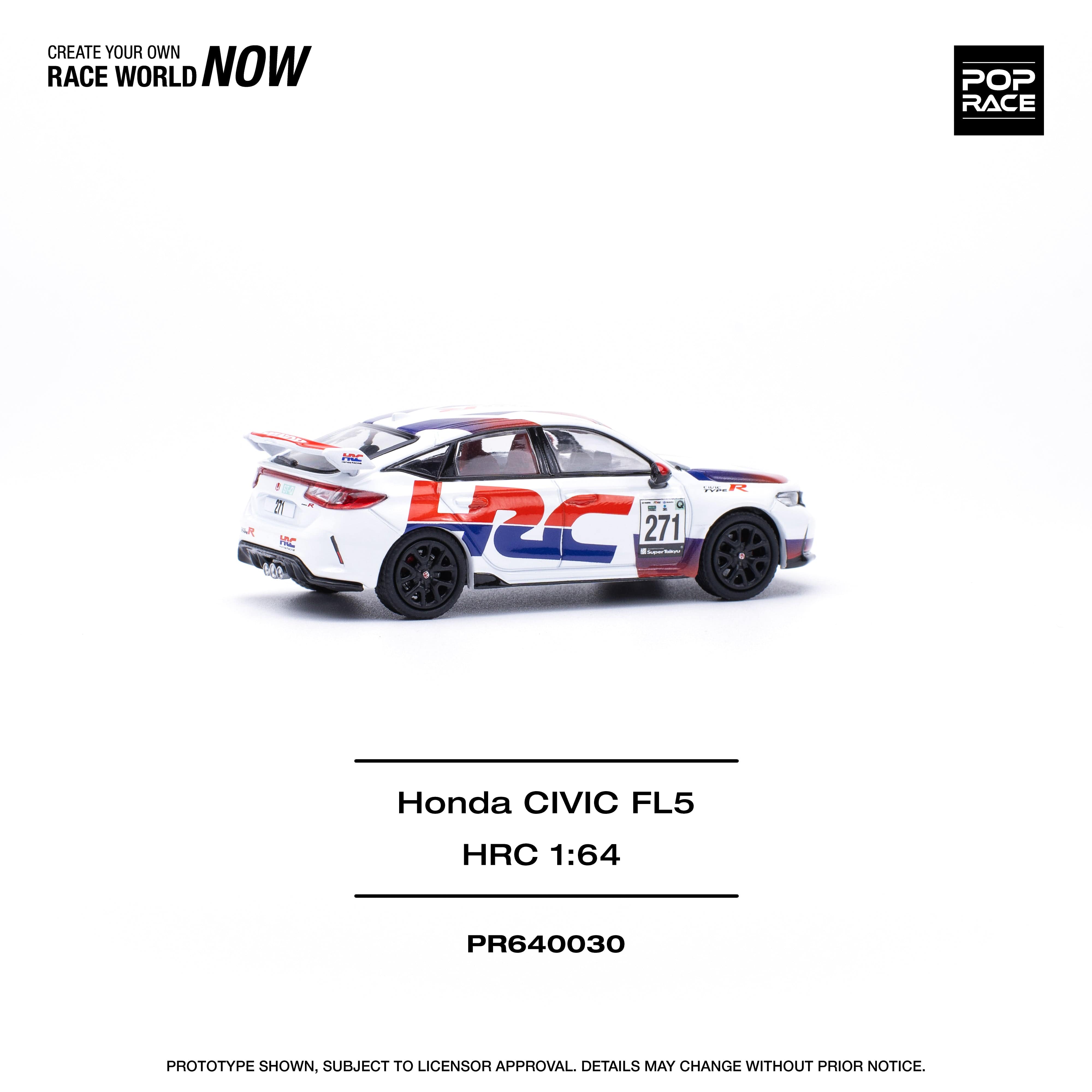 Honda Civic Type-R FL5 TCR - HRC Pop Race 1/64 scale – Hanz Driven