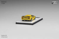 Custom Diablo SV Metallic Yellow Micro Turbo 1/64 scale