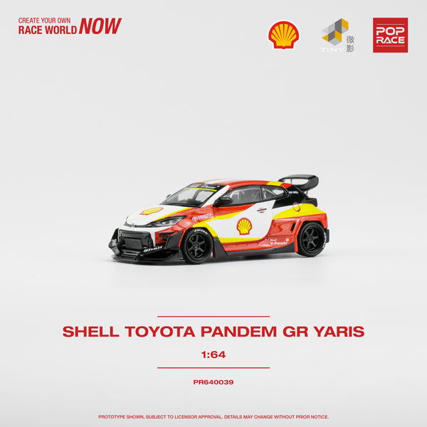 Shell Toyota Pandem GR Yaris Pop Race 1/64 scale