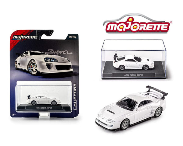 1995 Toyota Supra White Solid Pack Majorette 1:64 Collector Series Wave 3