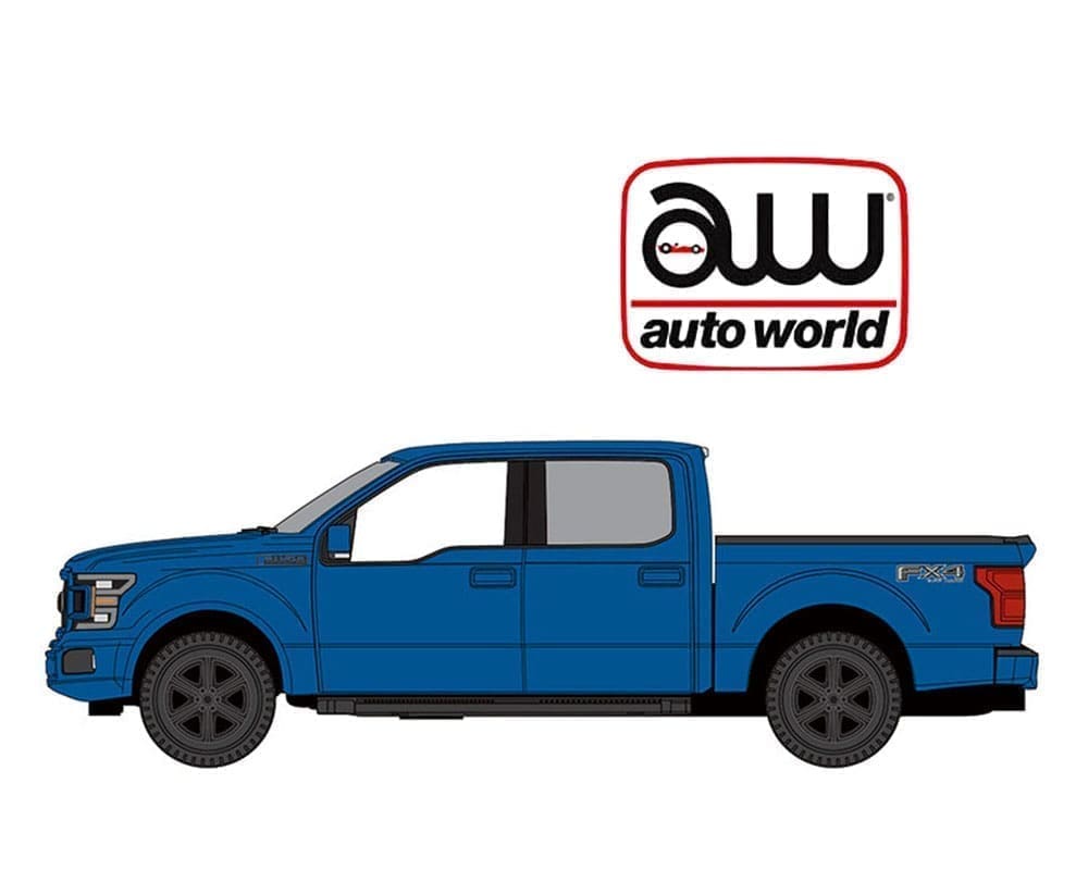 2020 Ford F-150 Version B – Velocity Blue Auto World 1/64 scal